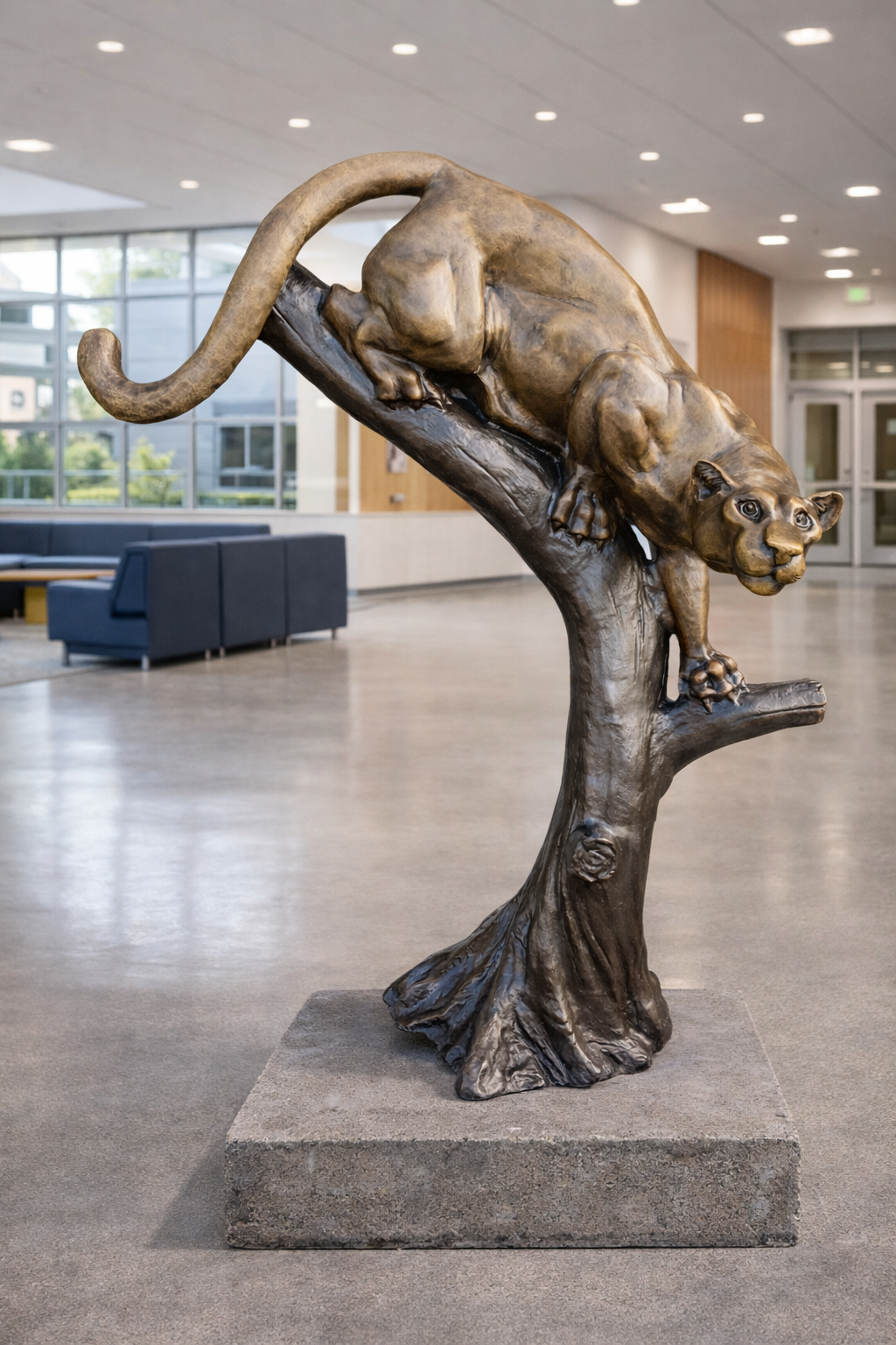 Cougar on Tree