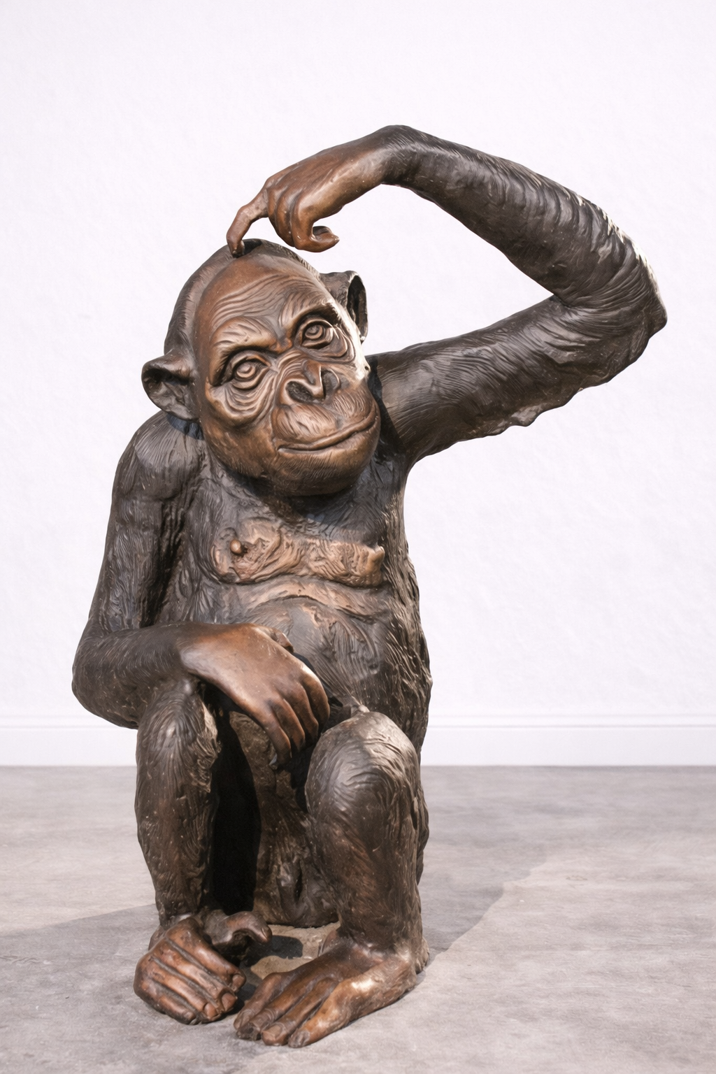 Bronze Monkey for collectors or zoos