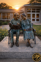 Grandparents on Bench