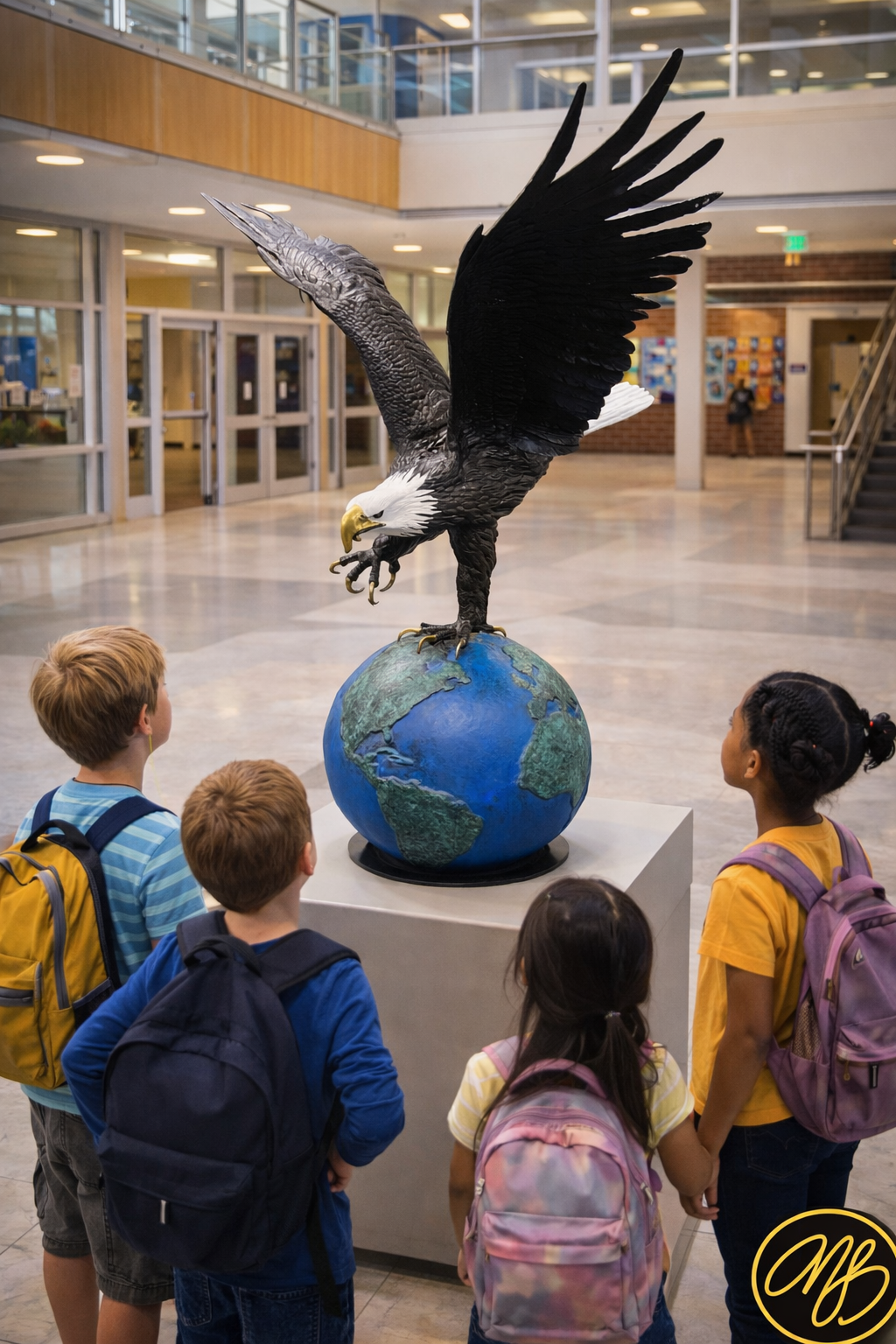 Eagle on Globe