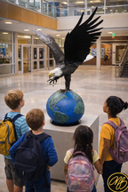Eagle on Globe