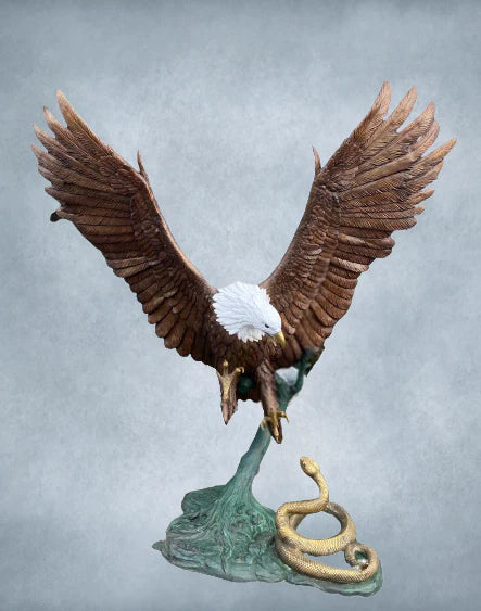 Heroic Eagle with Snake