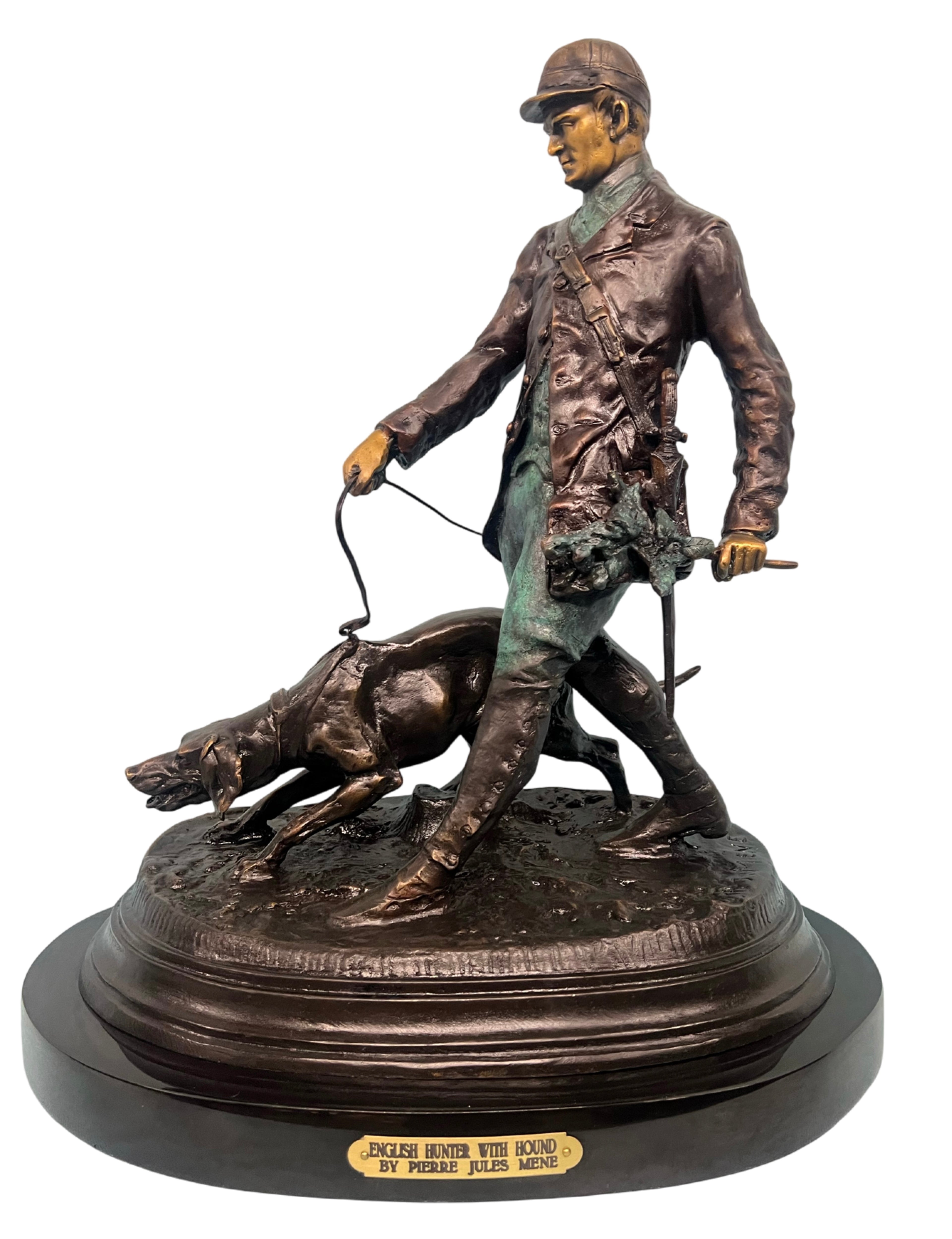 English Hunter with Hound