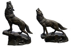 Pair of Howling Wolves