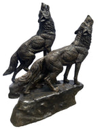 Pair of Howling Wolves