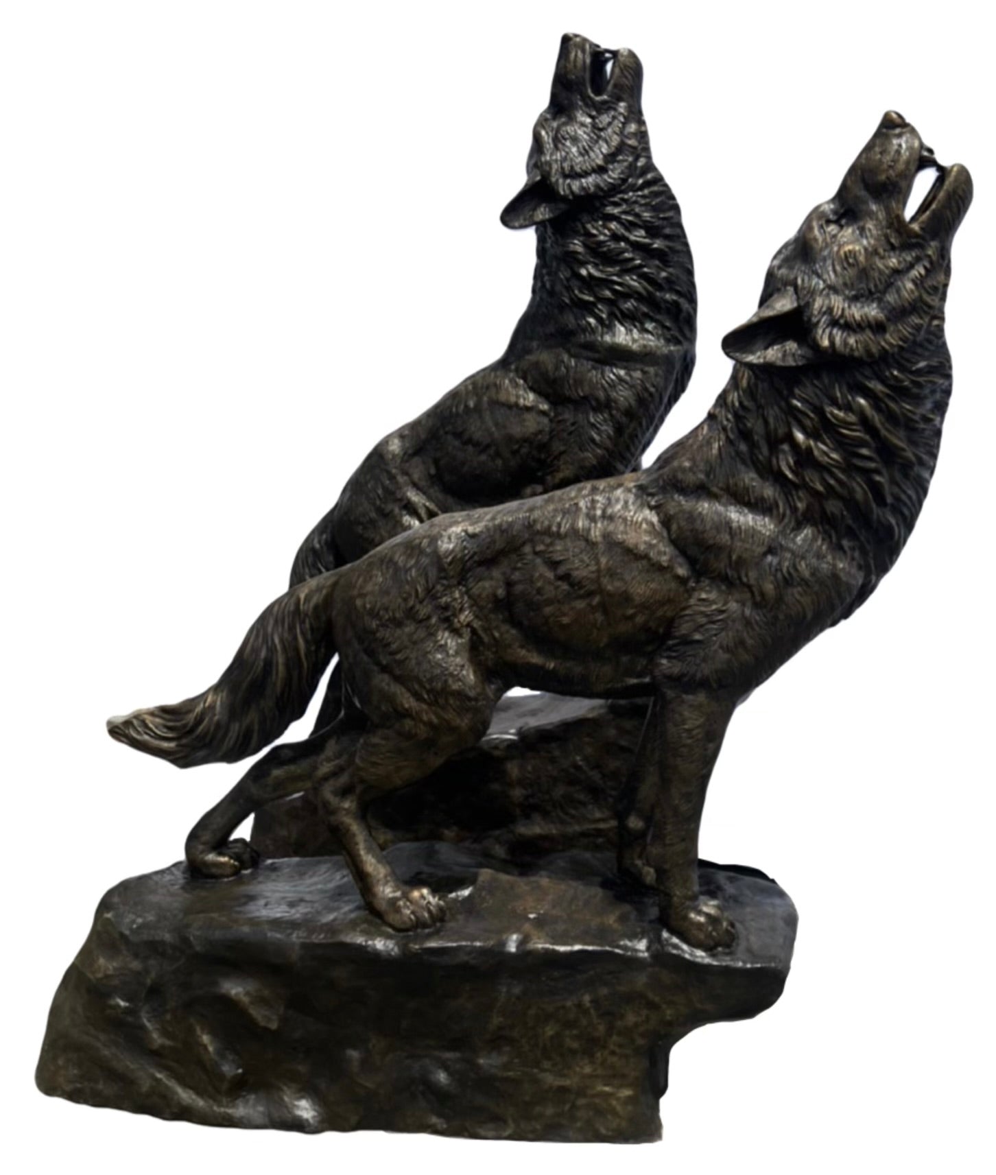 Pair of Howling Wolves