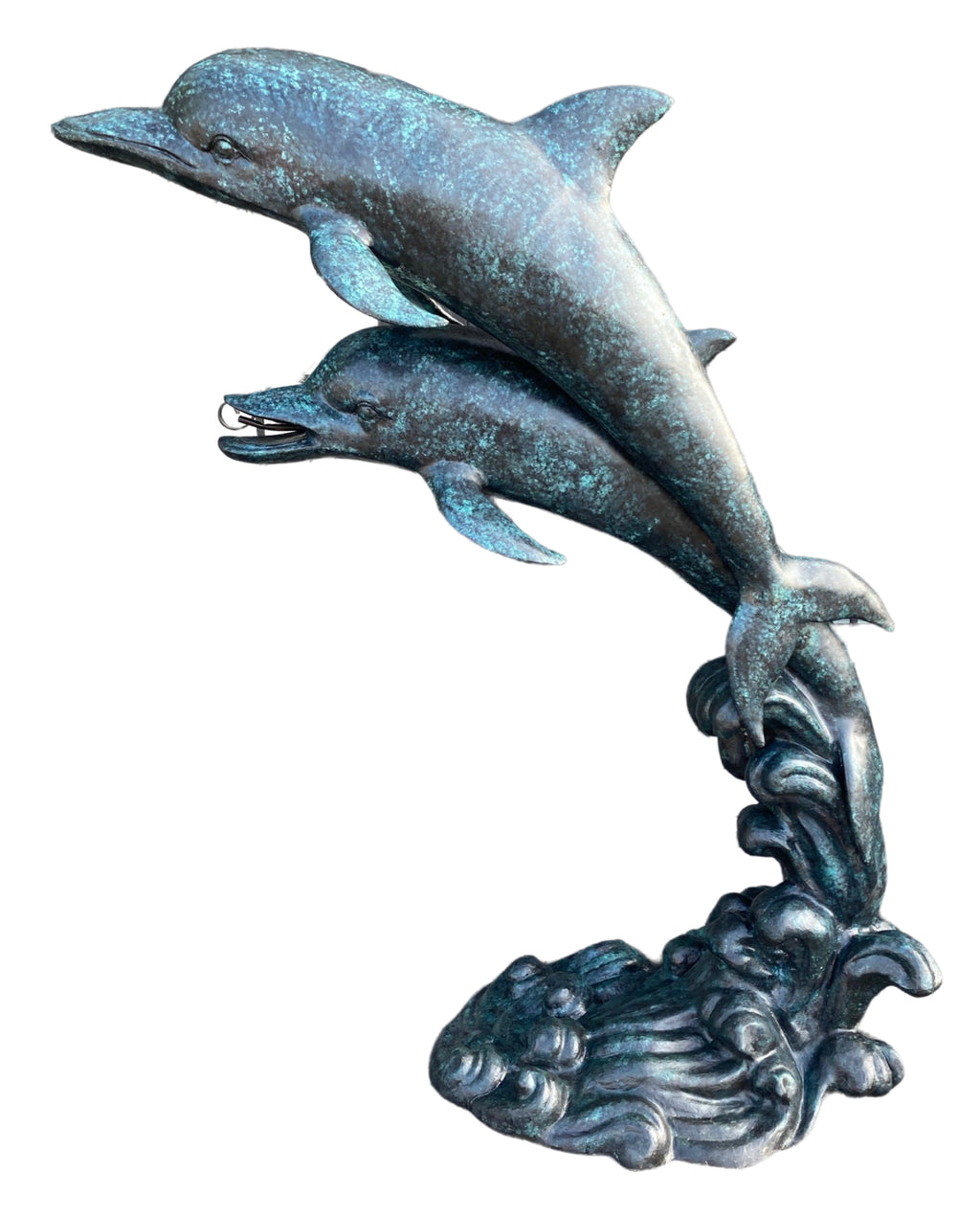 Monumental Two Dolphins Fountain