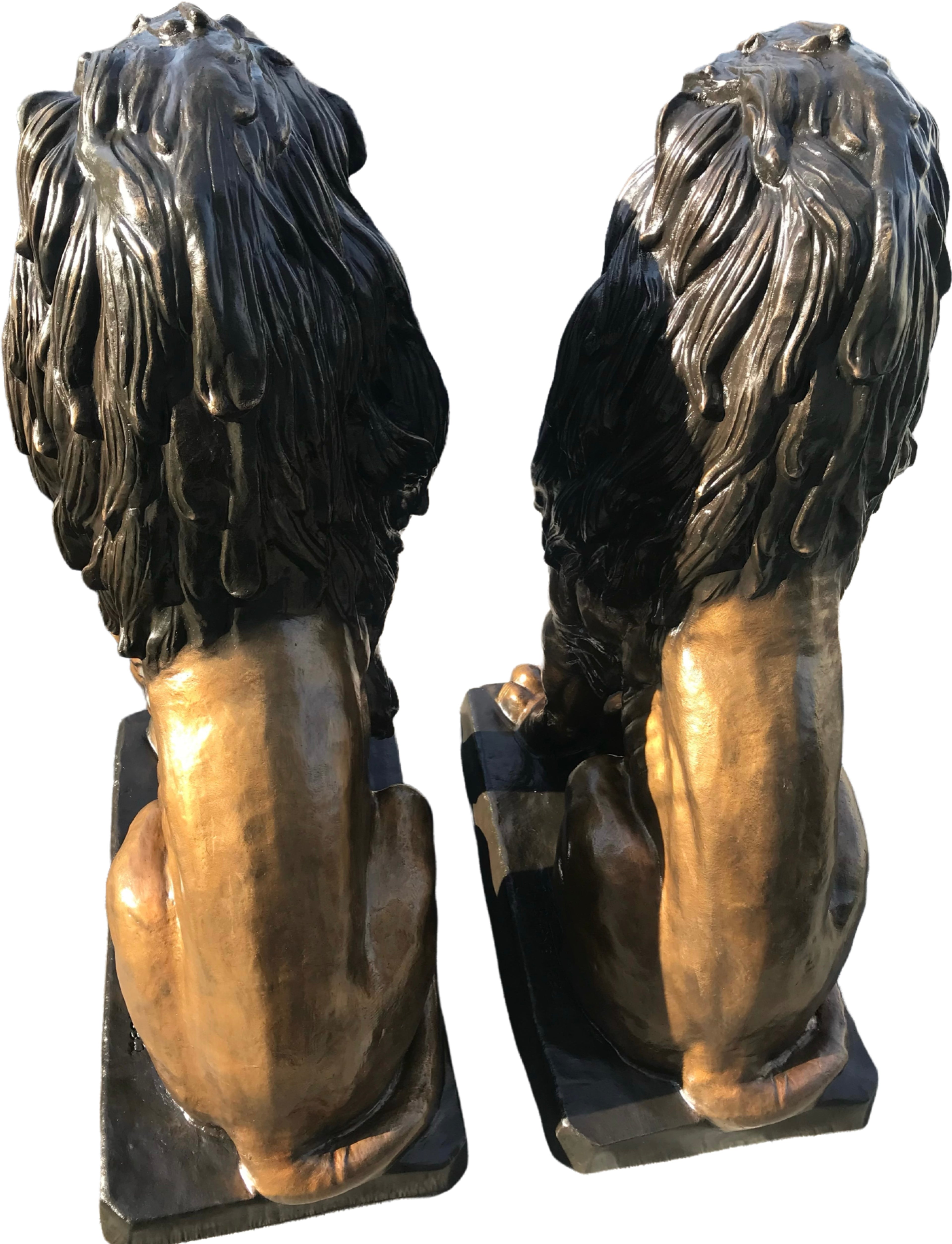 Monumental Seated Lion