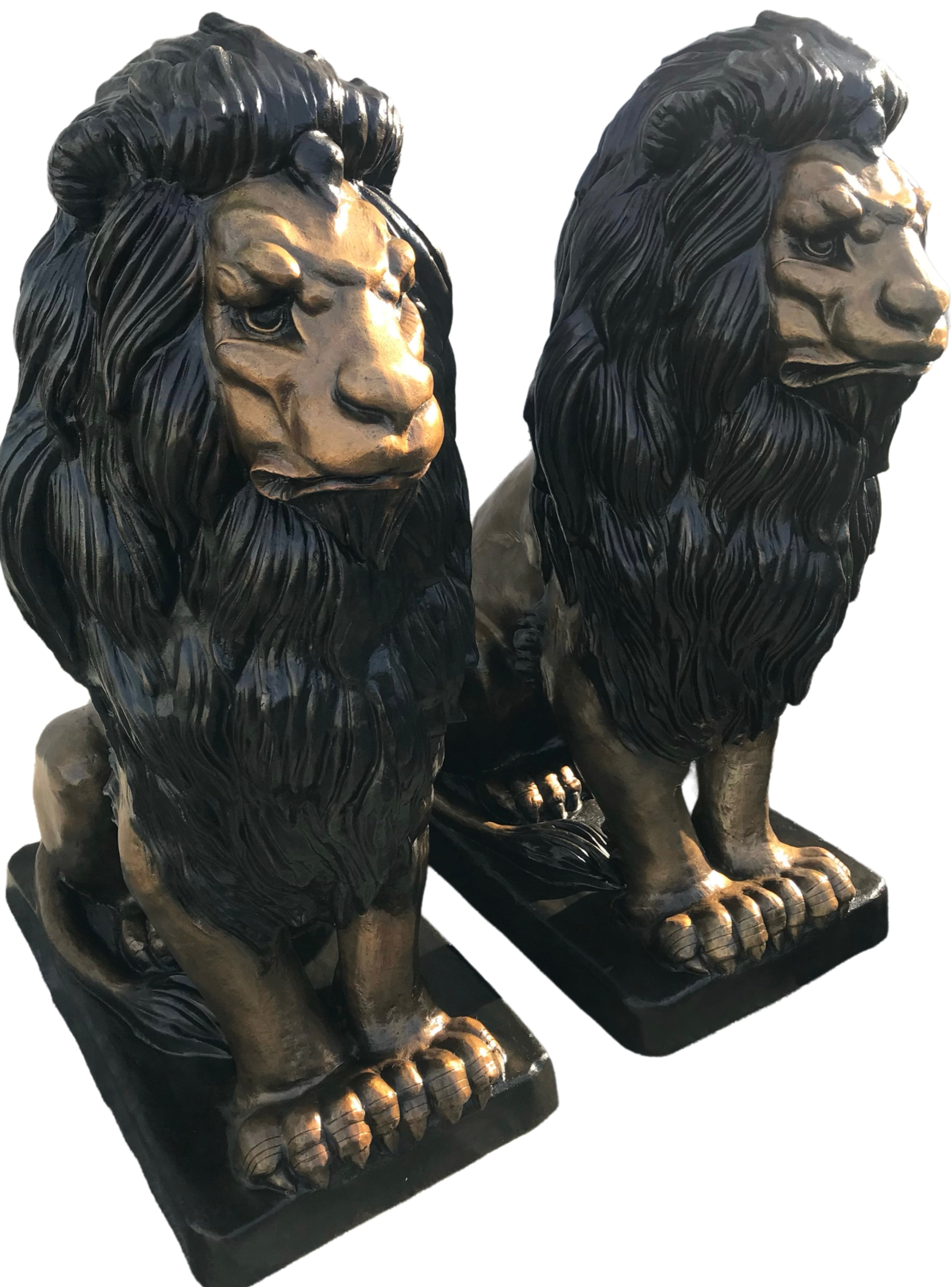 Monumental Seated Lion