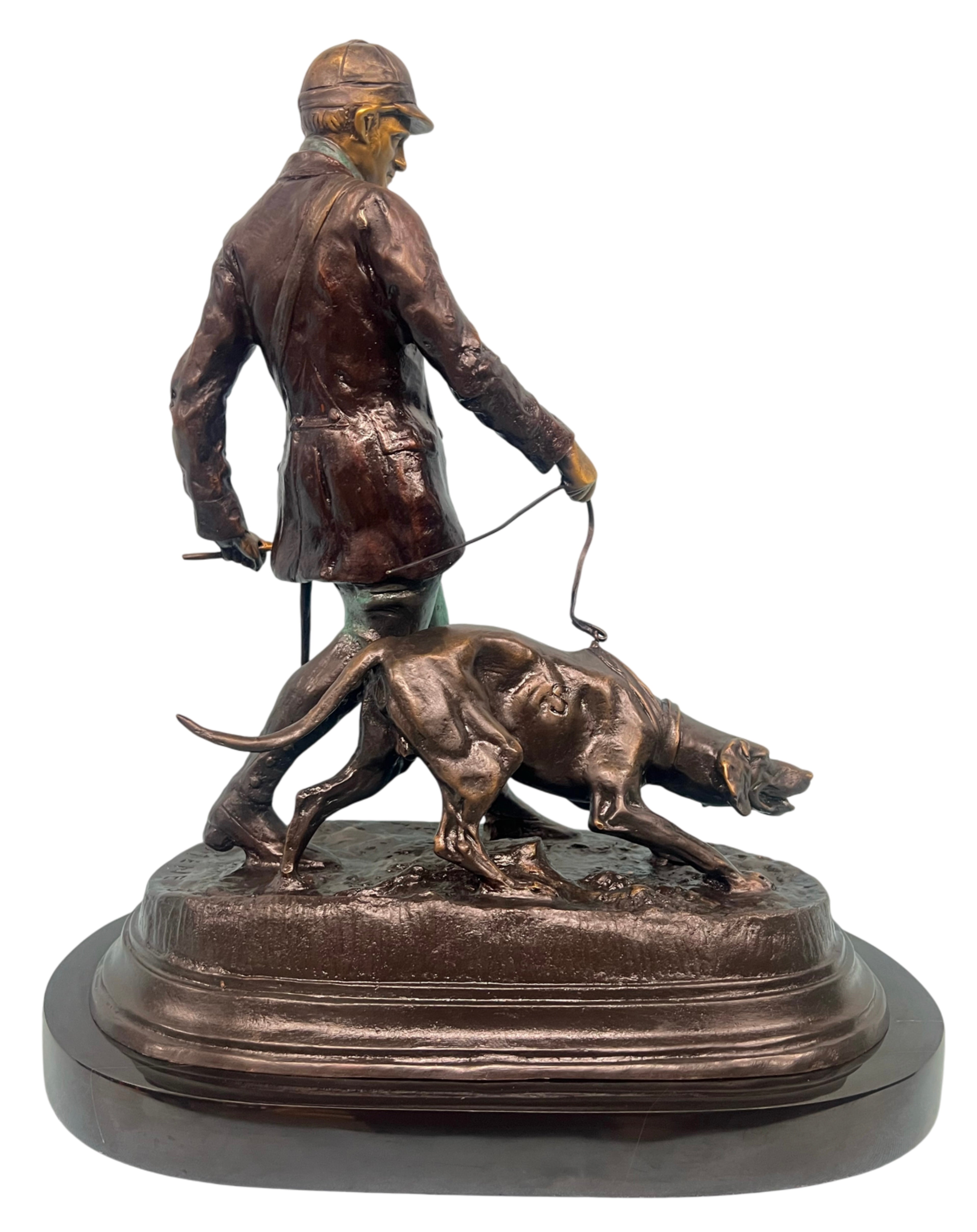 English Hunter with Hound