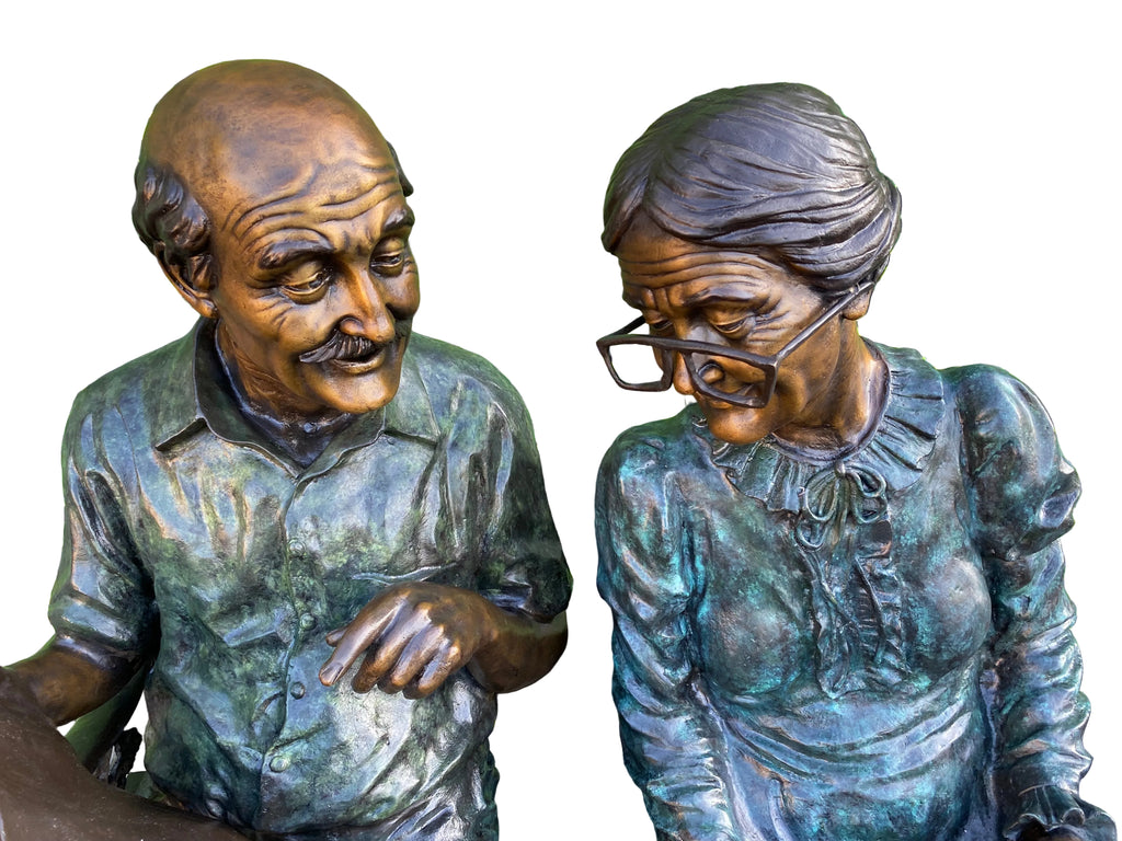 Grandparents on Bench