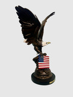 Eagle with American Flag