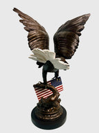 Eagle with American Flag