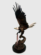 Eagle with American Flag