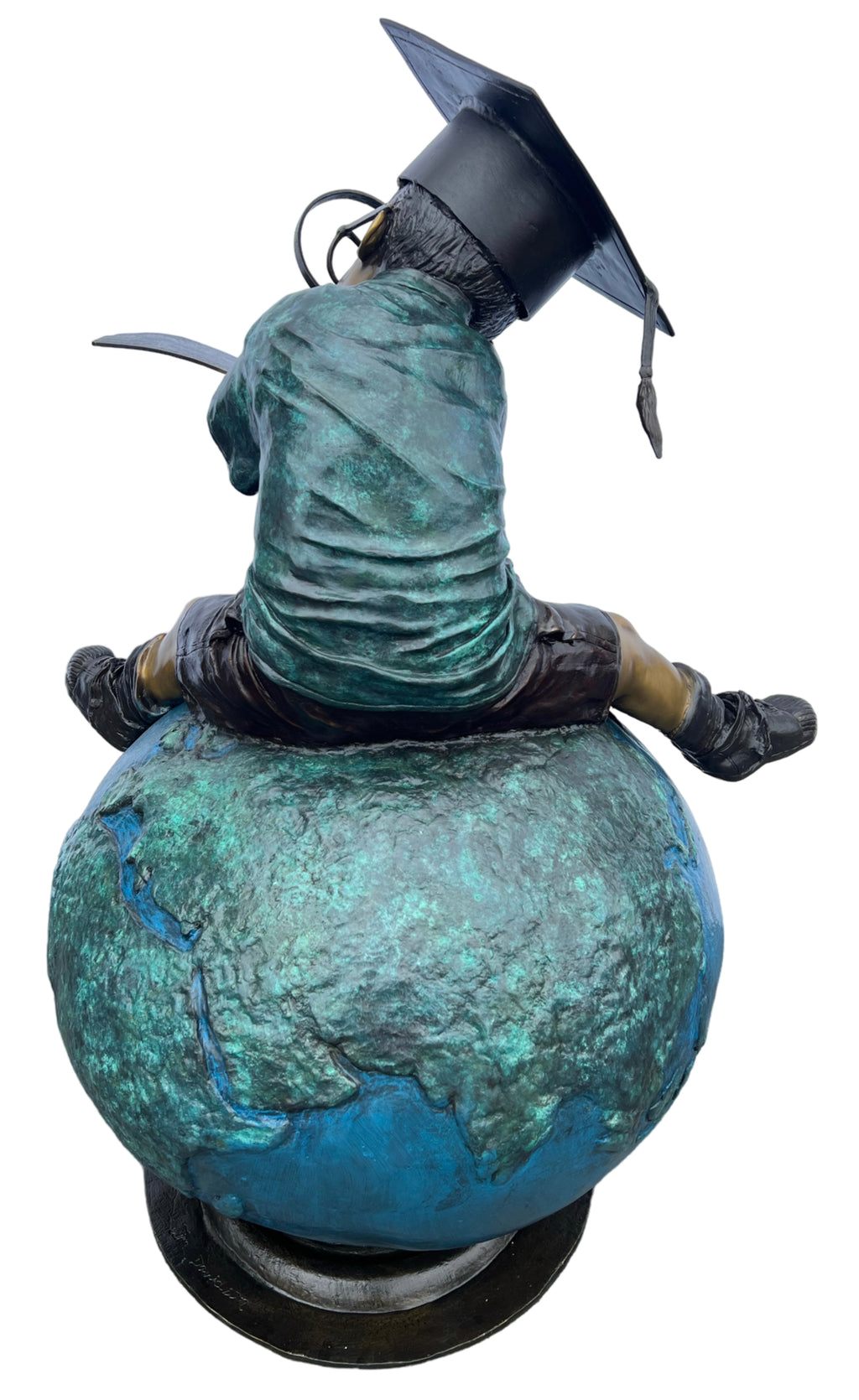 Monumental Boy on Globe