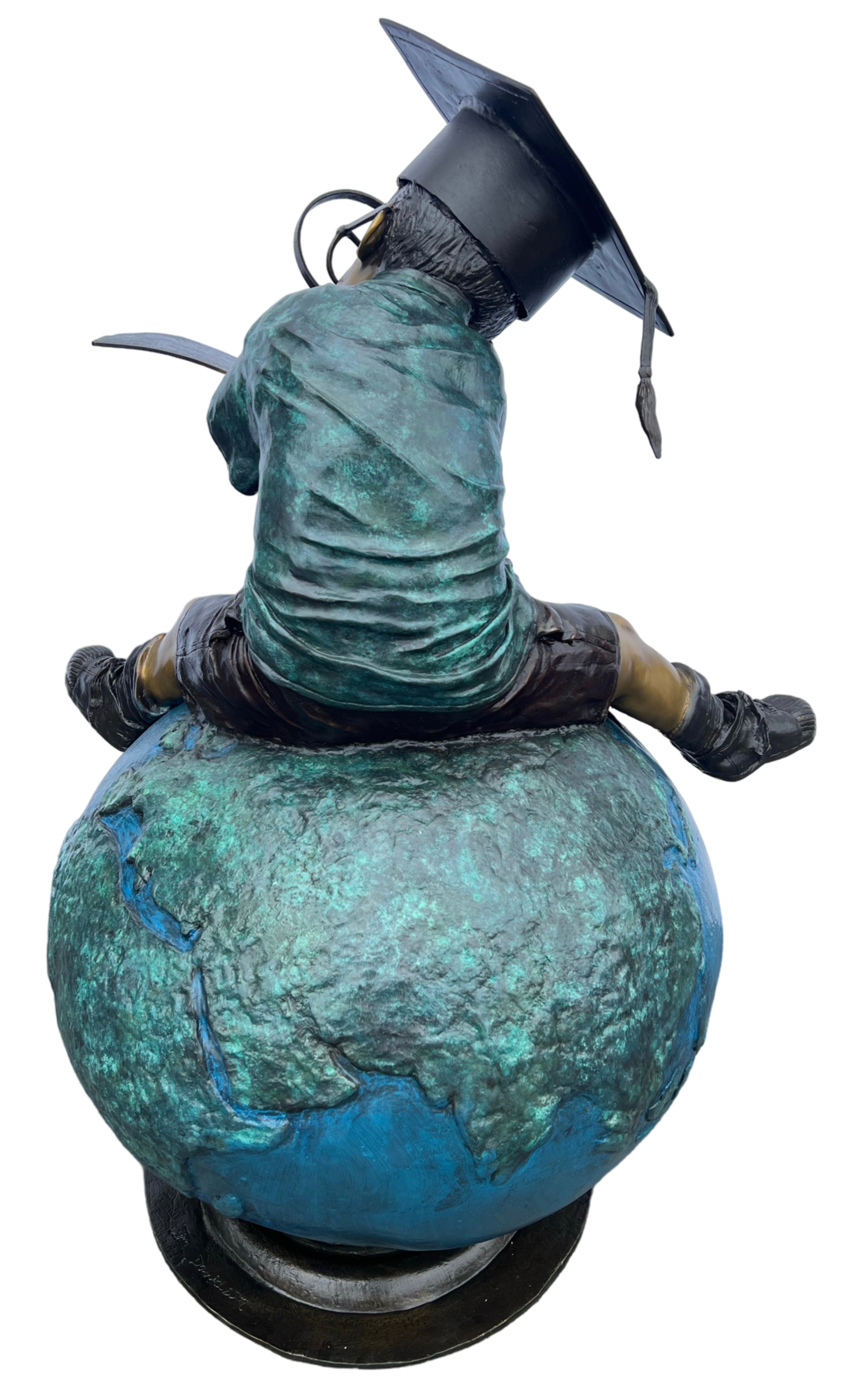 Monumental Boy on Globe