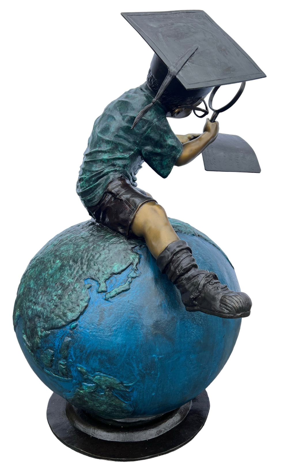 Monumental Boy on Globe