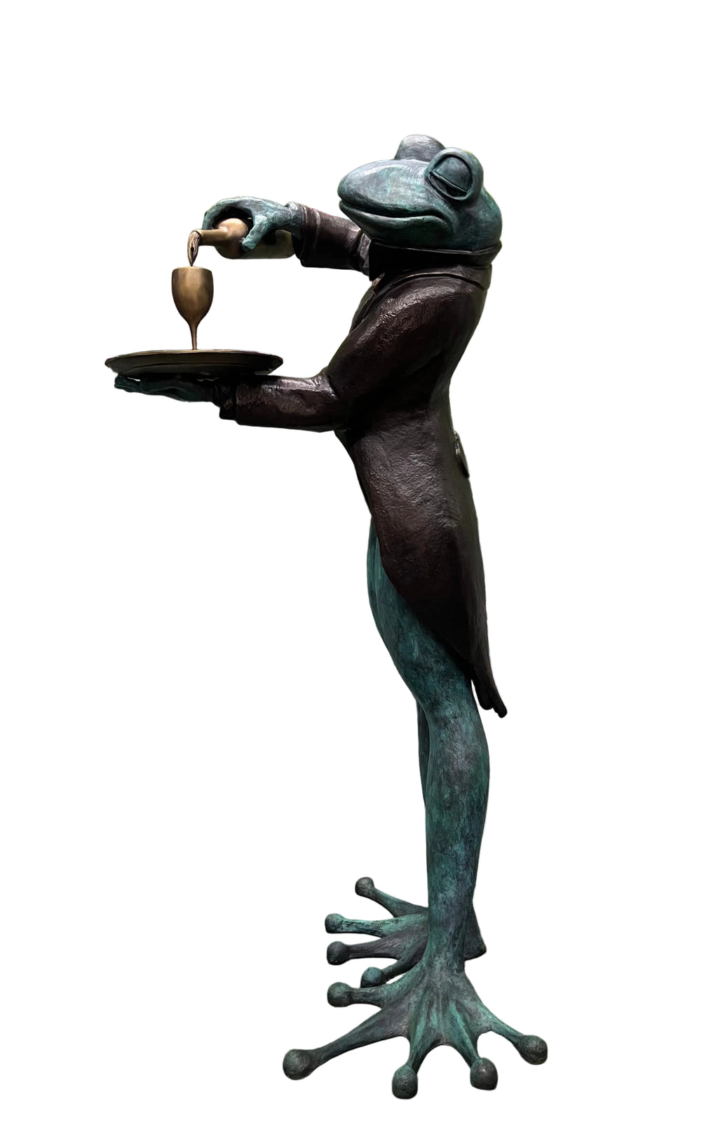 Monumental Frog Pouring Wine