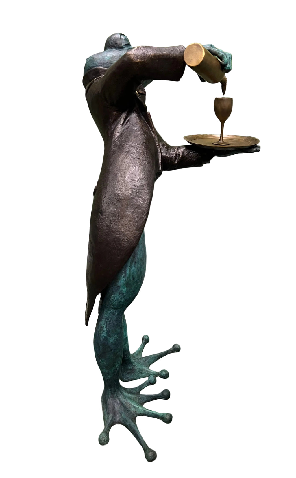 Monumental Frog Pouring Wine
