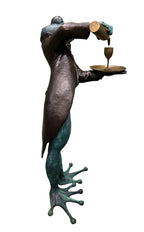 Monumental Frog Pouring Wine