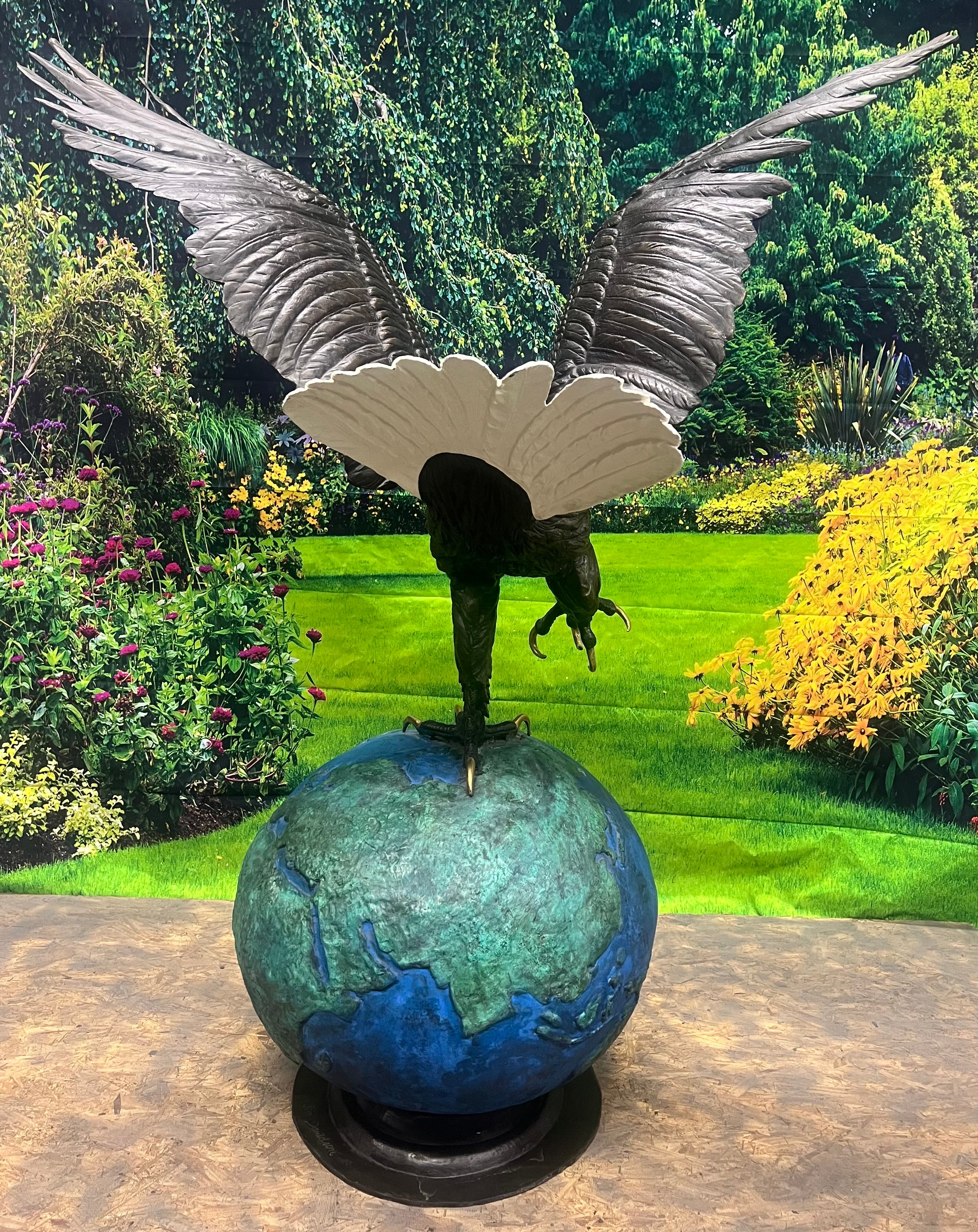 Eagle on Globe