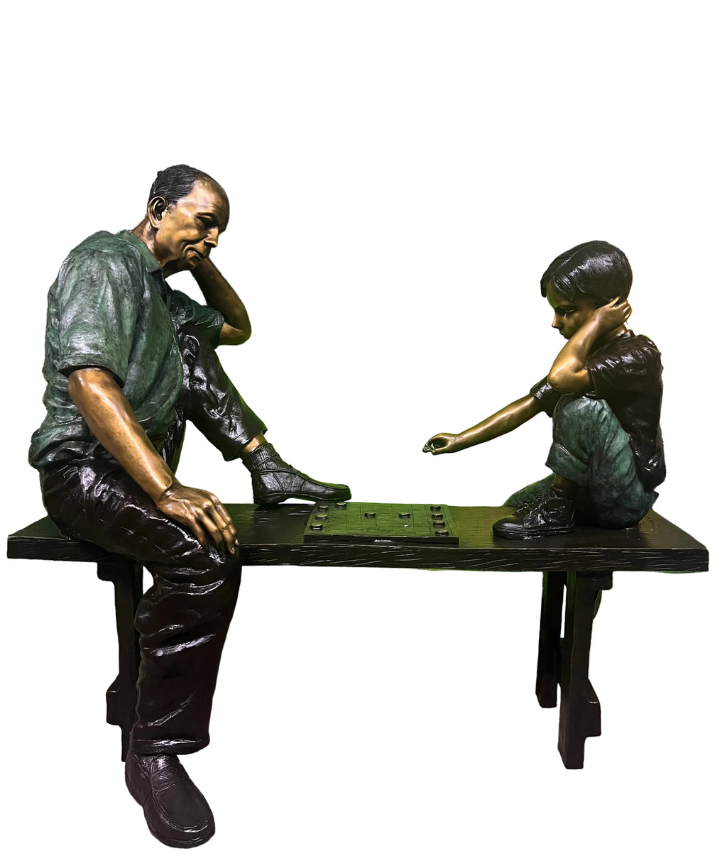 Monumental Checker Players