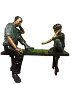 Monumental Checker Players