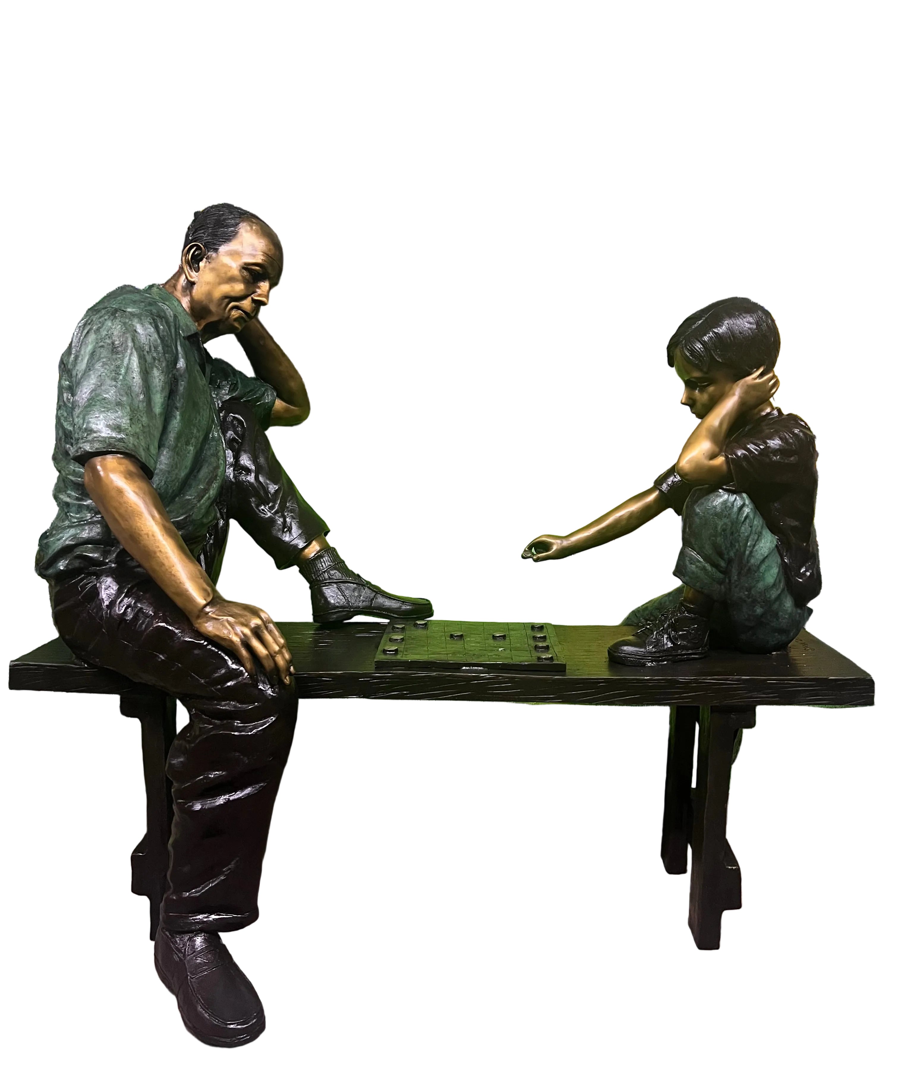 Monumental Checker Players