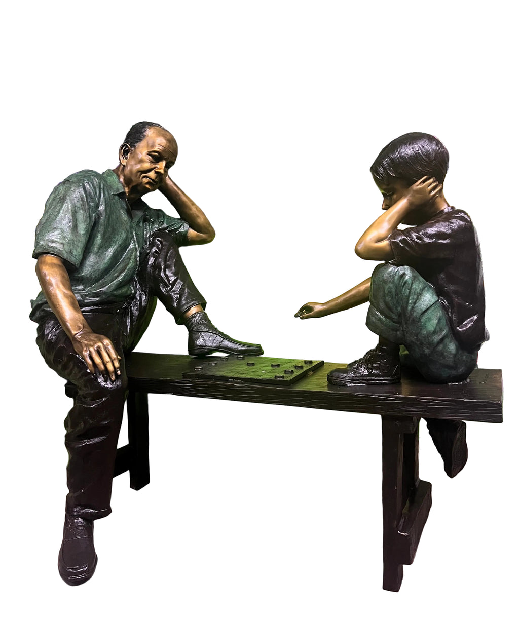Monumental Checker Players