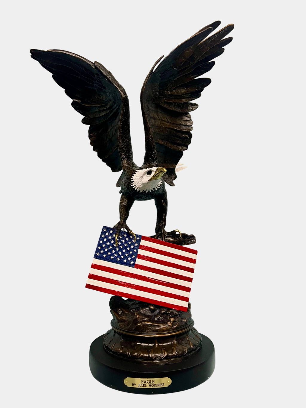 Eagle with American Flag